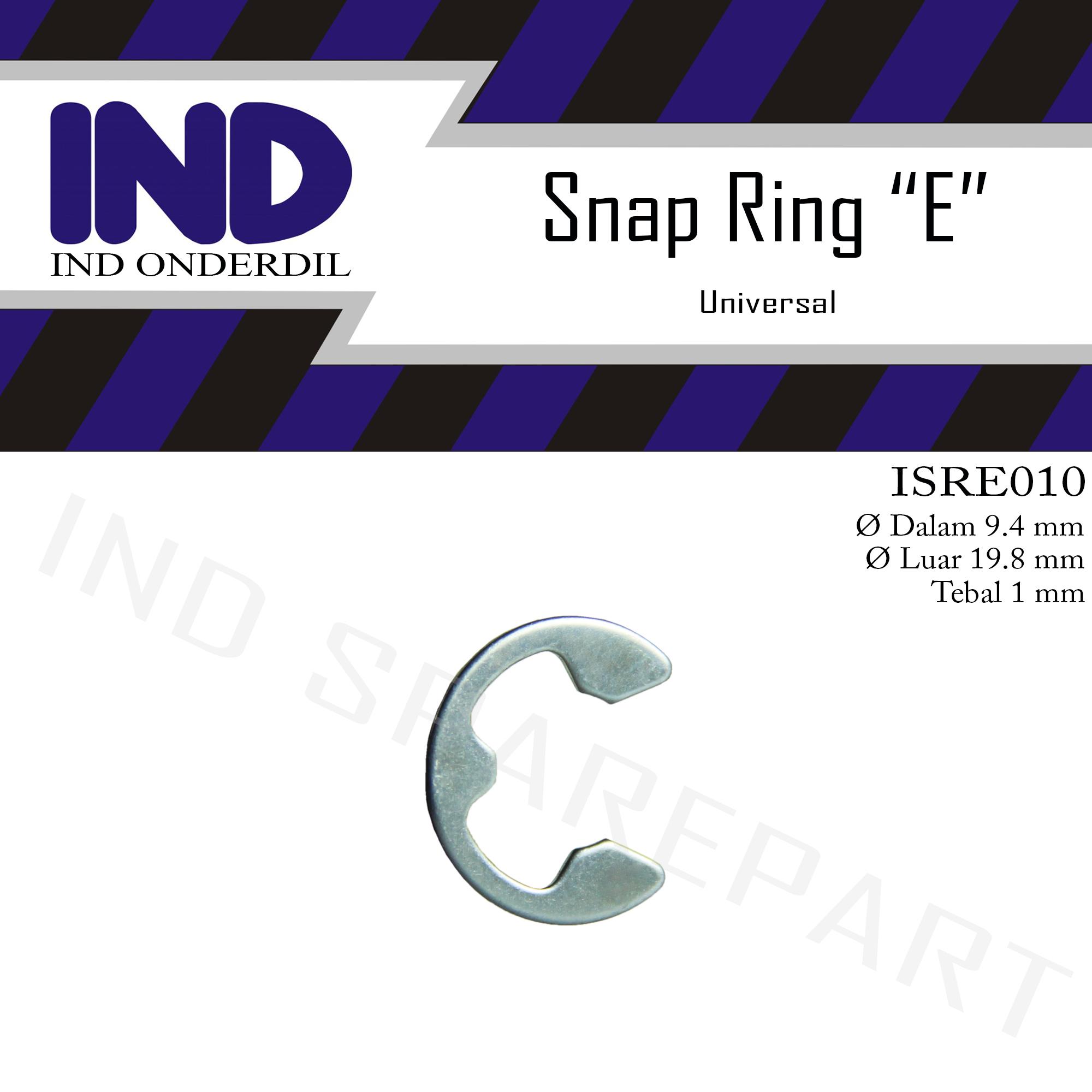 Snap Ring -Circlip-Ring-Clip-Klip-Pengunci-Retaining E-10-E10 3-10 310 Harga 970 rupiah*Gratis Ongkir