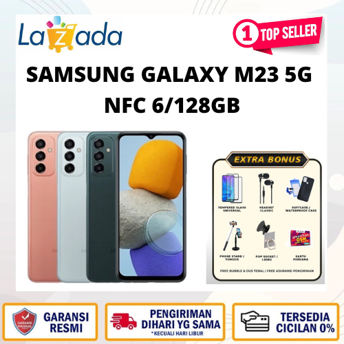 Samsung Galaxy M23 5G NFC 6/128GB-warranty like new Harga 2,200,000 rupiah*Gratis Ongkir