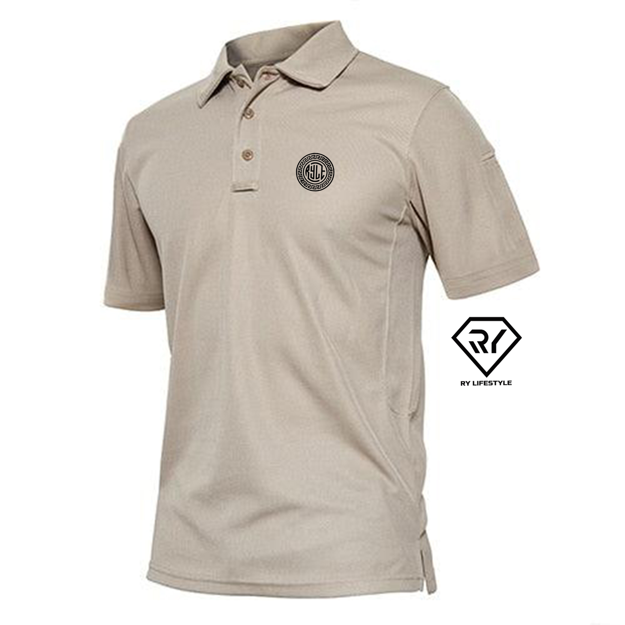 Ry Lifestyle - Kaos Polo Rylt Hitam - Unisex