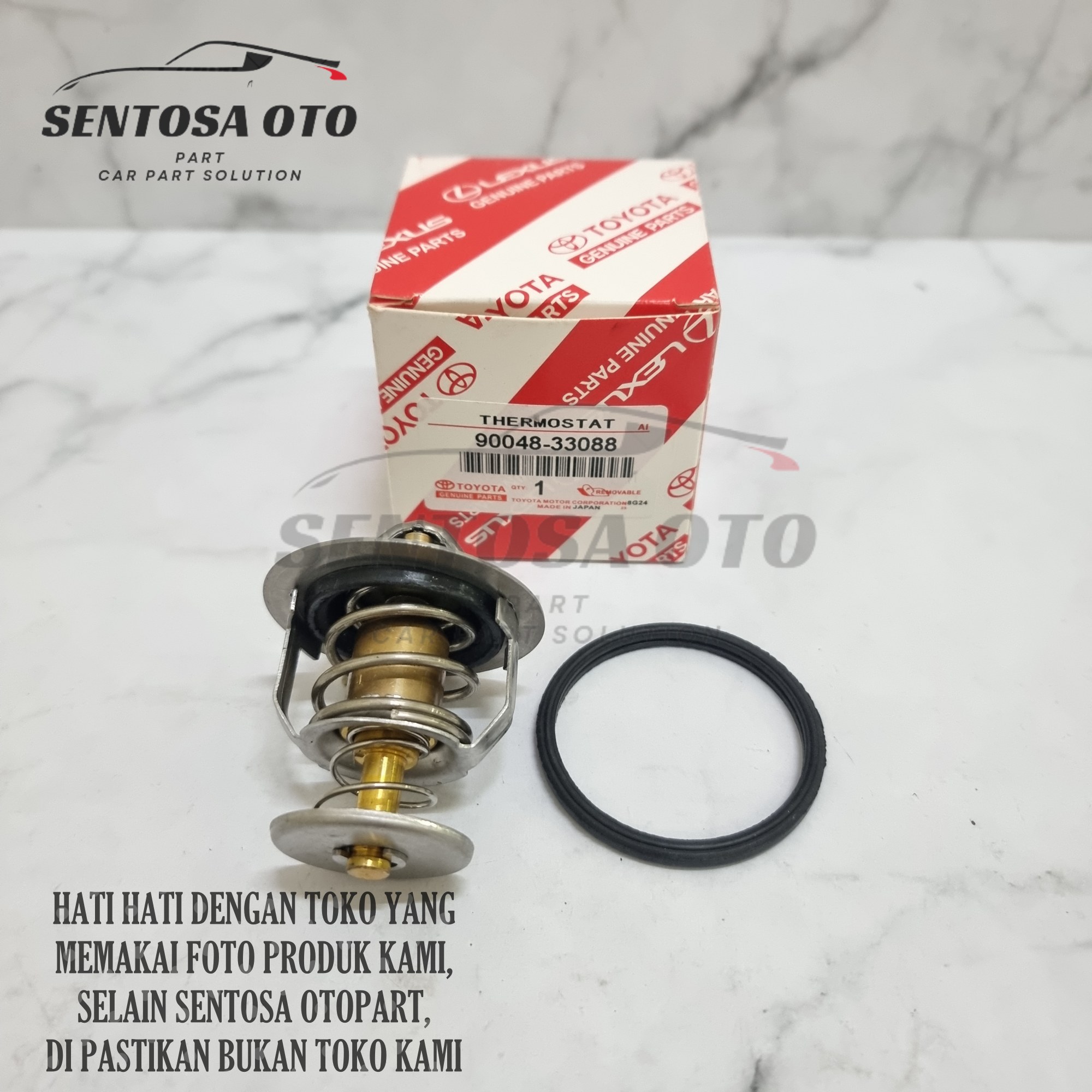 Thermostat thermostat Avanza Xenia Veloz rush Terios Sirion p/n 90048-33088 Harga 47,500 rupiah*Gratis Ongkir