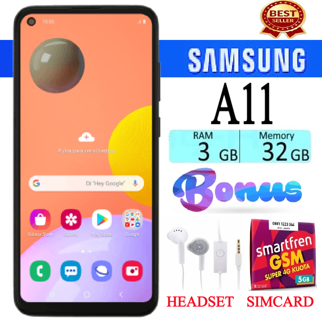 Sale!!! Samsung Galaxy A11 / A11 Ram 3 Gb Rom 32 Gb Guaranteed Fullset - Promo Harga 1,000,000 rupiah*Gratis Ongkir