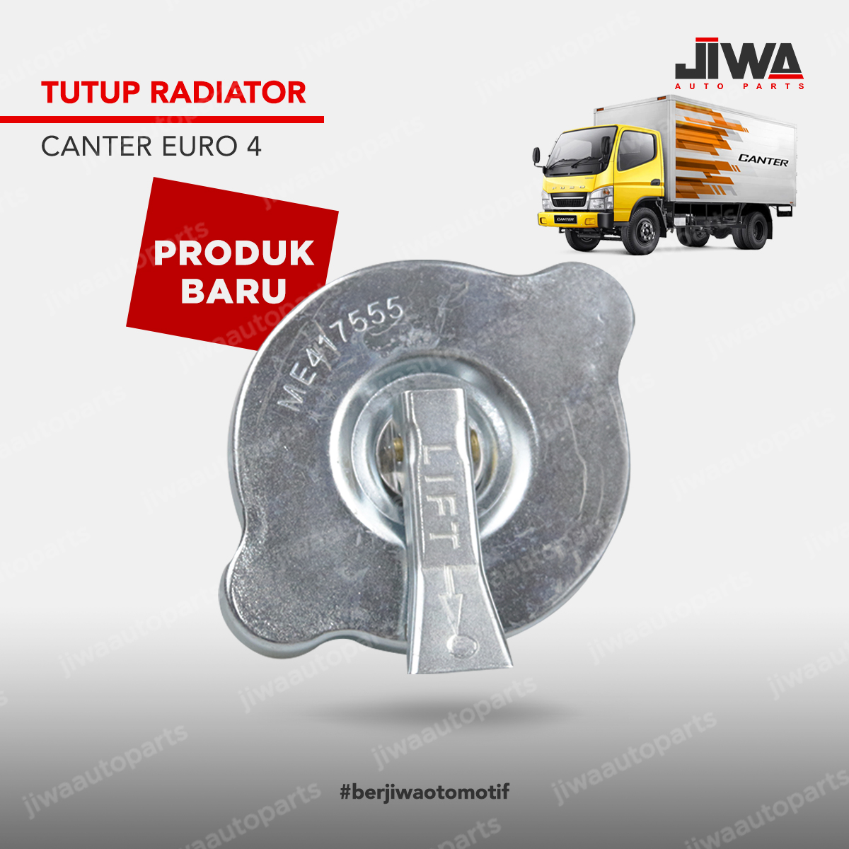 Soul auto cap radiator tube canter Euro 4 cap euro4 car radiator water cap Harga 55,000 rupiah*Gratis Ongkir