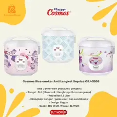 Cosmos Rice cooker Anti Lengket Suprice CRJ-3305