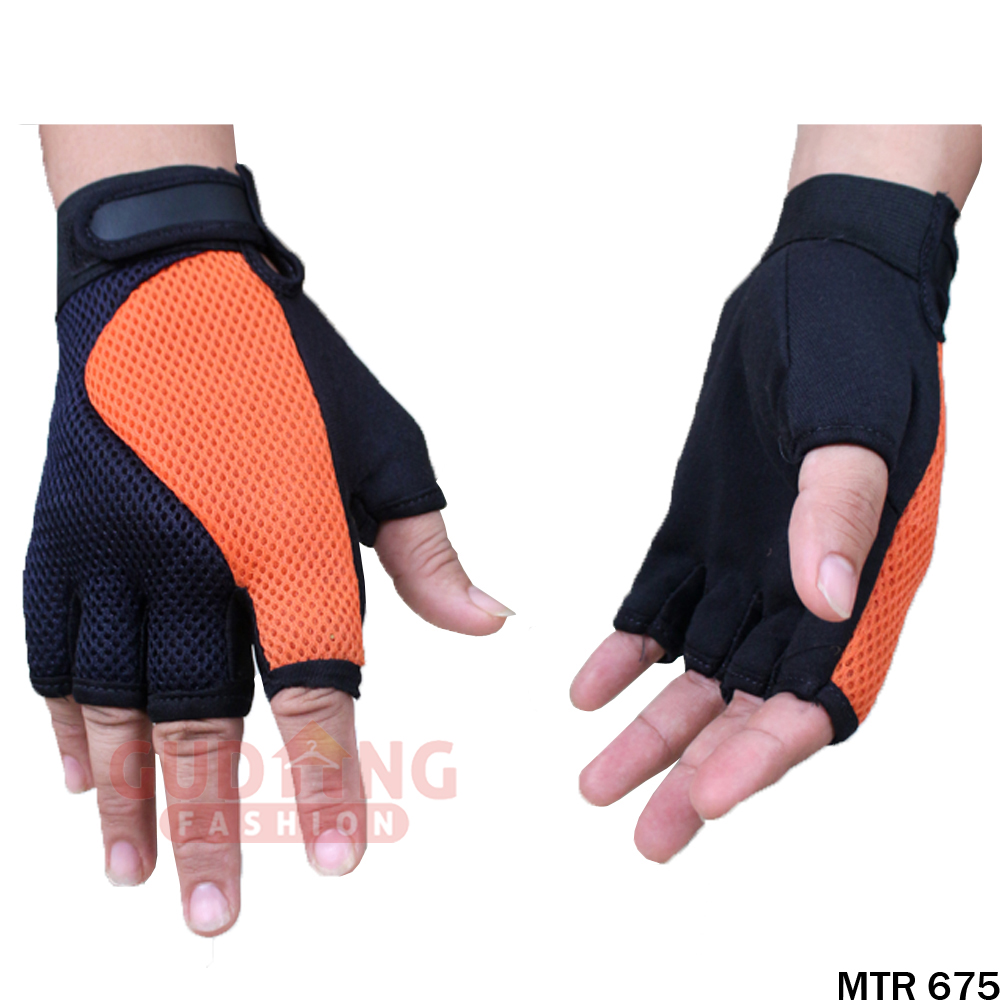 Sarung Tangan Motor Setengah Jari Army - Banyak Pilihan Harga 18,300 rupiah*Gratis Ongkir