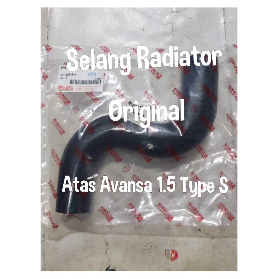 Selang Radiator Atas Toyota Avansa 1.5 Type S original Harga  80,000 Ringgit*Penghantaran Percuma