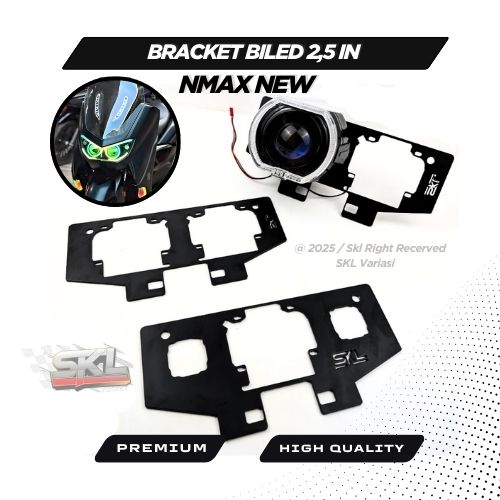 Bracket projie billed lampu biled 2,5 in Nmax new 3,5mm high quality Harga 95,000 rupiah*Gratis Ongkir