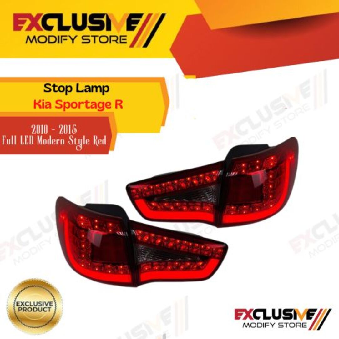 Stop Lamp Kia Sportage R full led red Modern Style 2010 - 2015 Harga 3,500,000 rupiah*Gratis Ongkir
