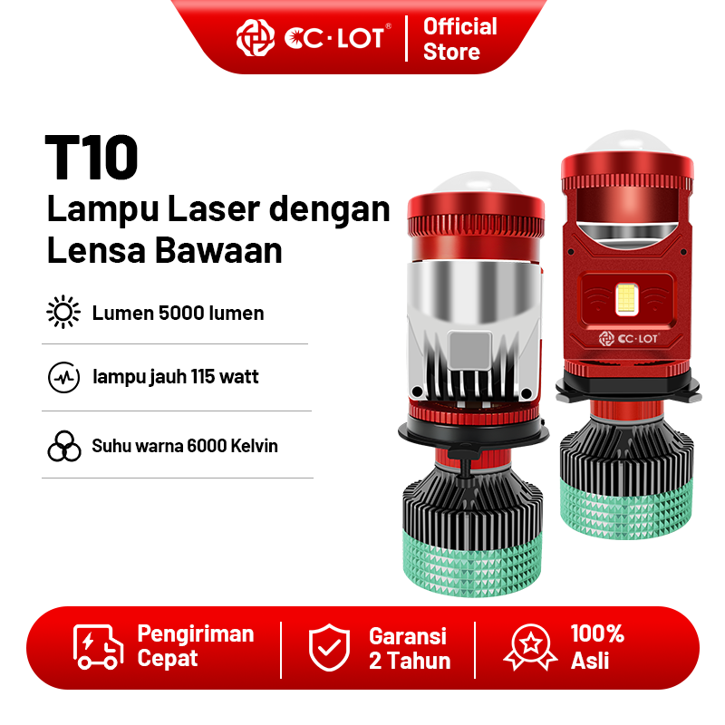 Cc・lot LED light T10 car headlight h4 motorcycle headlight super bright 115Watt full aluminum/with fan Harga 290,000 rupiah*Gratis Ongkir