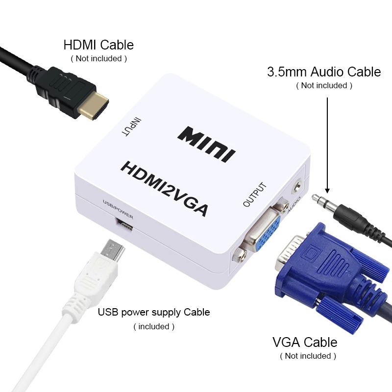 mini vga to vga cable