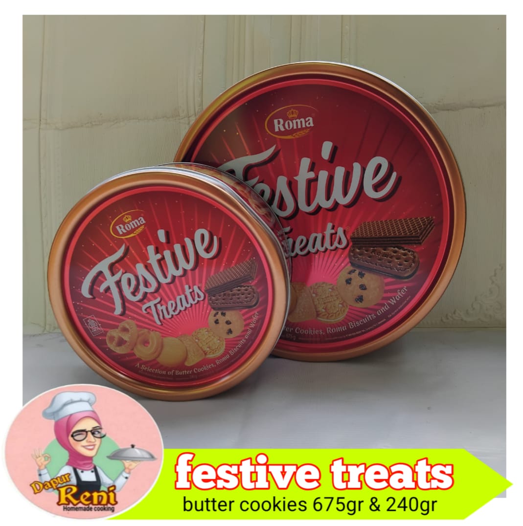Roma festive treats butter cookies 675gr & 240gr