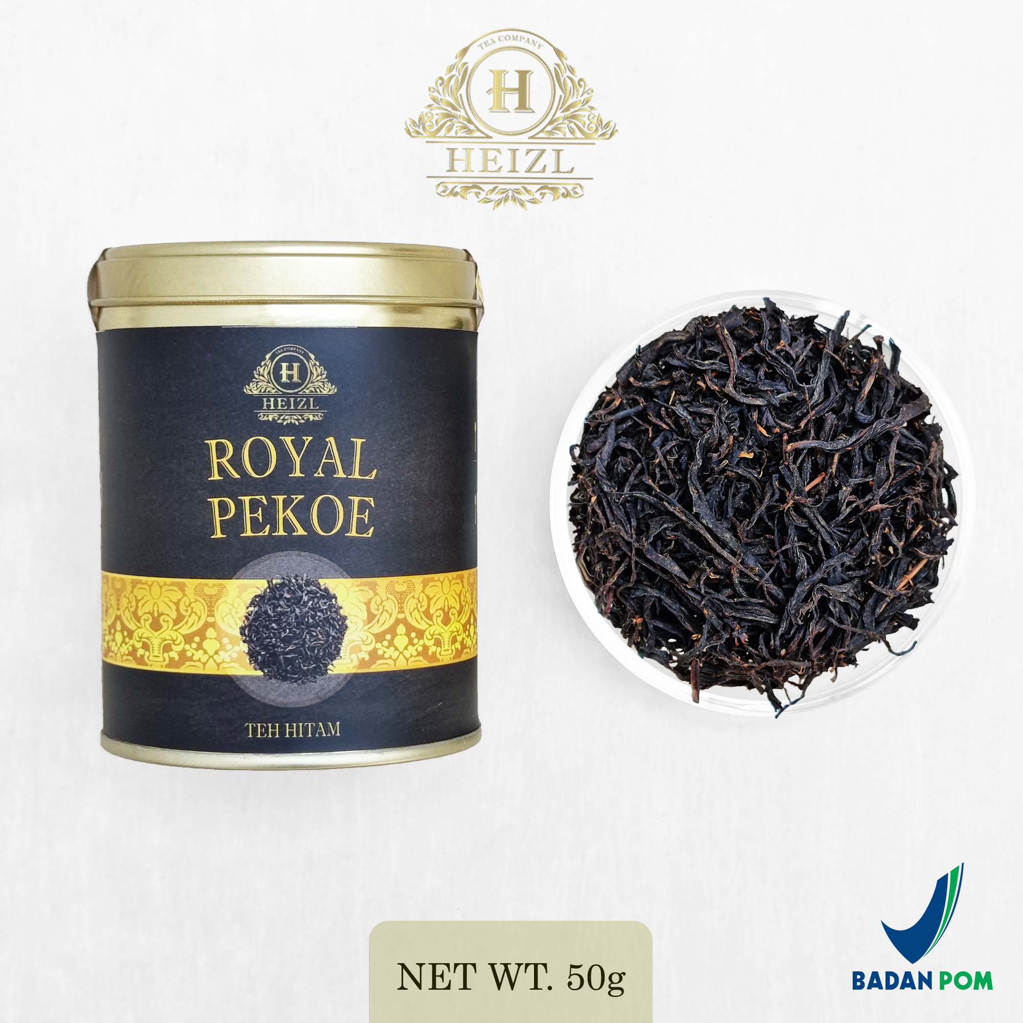 Royal Pekoe Black Tea Teh Hitam Orange Pekoe Special Premium Organic