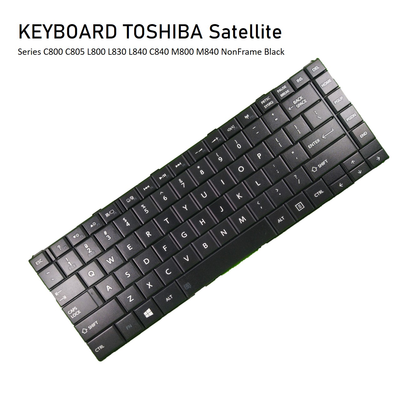 Gazechimp RU with Black Frame Keyobard for Toshiba L840 C800 C840 M800 M840 Laptop