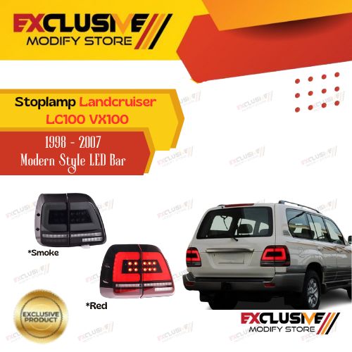 Landcruiser LC100 vx100 (1998 - 2007) upgrade stoplamp modern led bar style sequential running turn signal Harga  7,850,000 Ringgit*Penghantaran Percuma