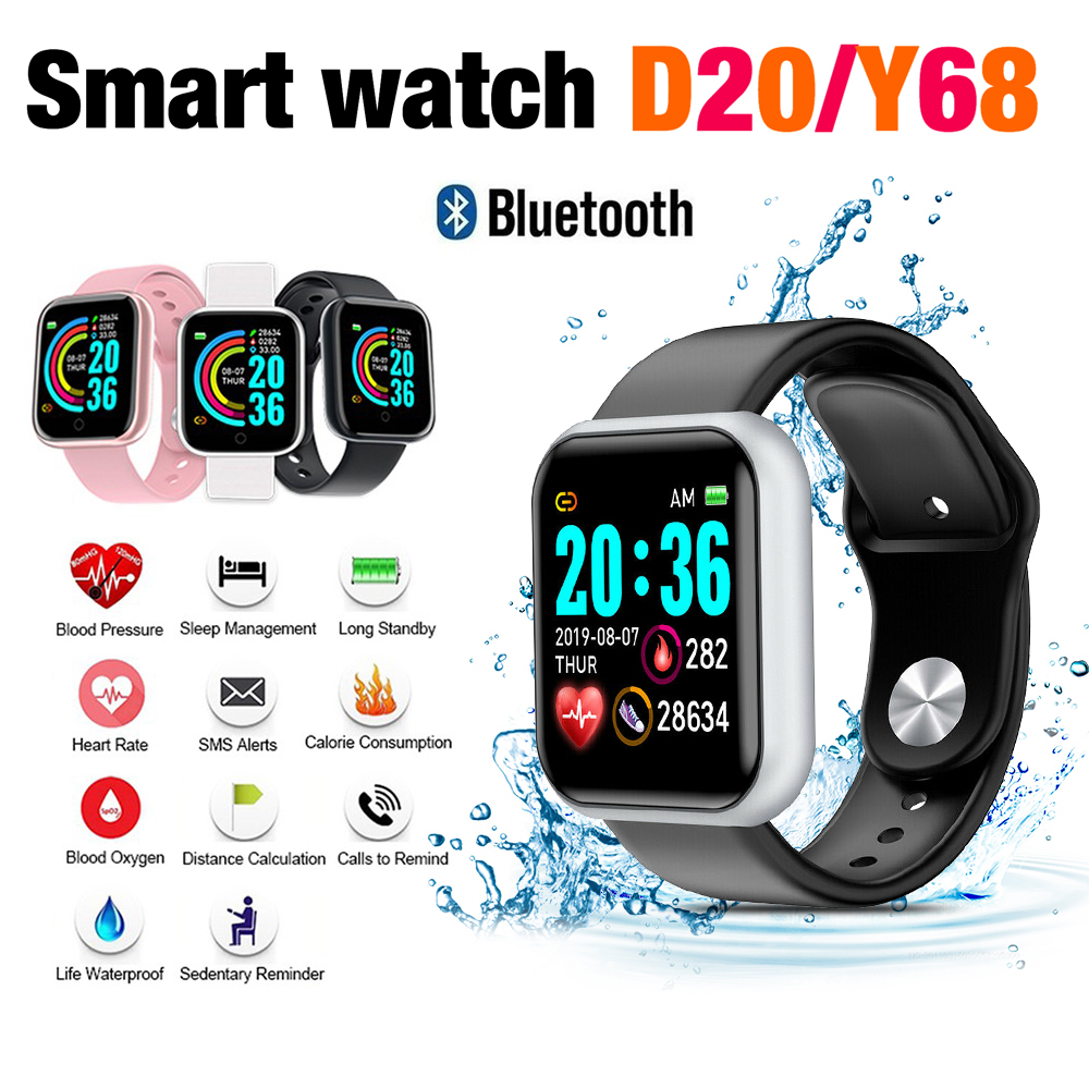 Y68 Smartwatch Cara Setting Smart Bracelet Cara Charge Smart Watch