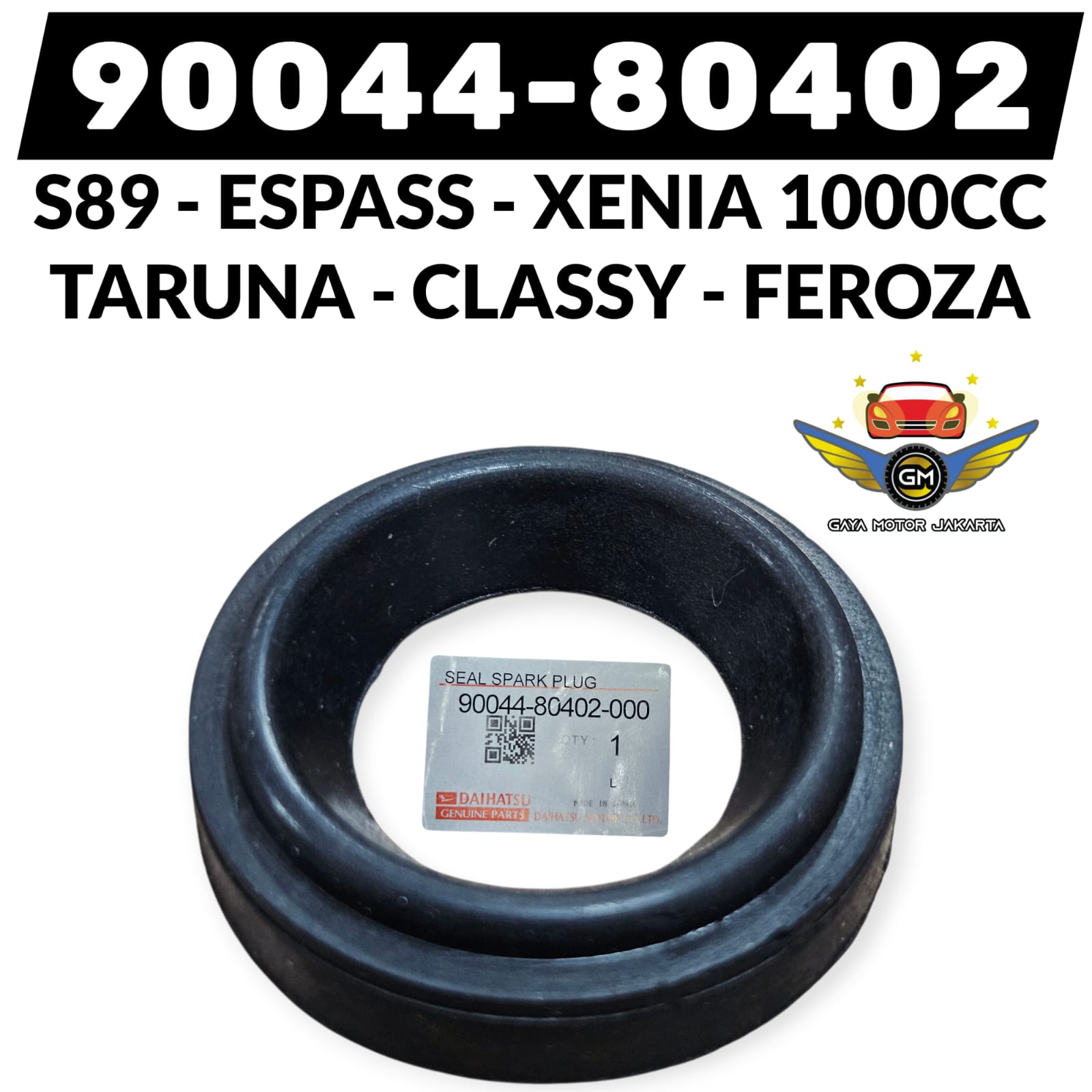 Oil Seal spark plug for Mazda-seal spark plug for Mazda 1000cc-espass S89 - Feroza - Taruna 90044-80402 Harga 18,000 Ringgit*Penghantaran Percuma