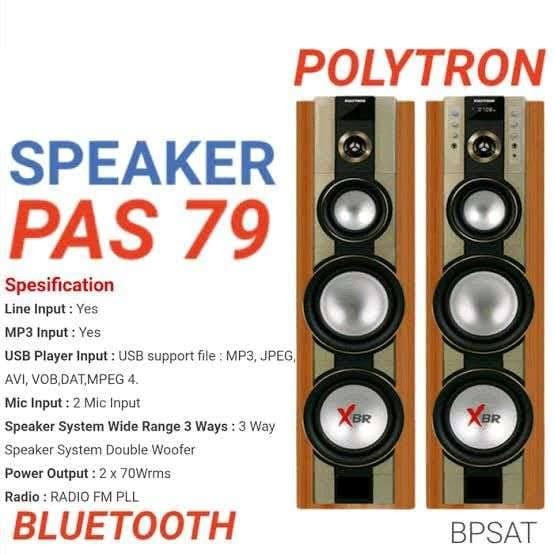 speaker polytron pas 79 xbr