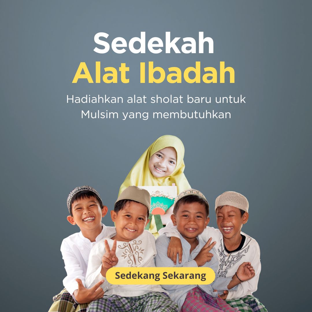 SEDEKAH ALAT IBADAH - DOMPET DHUAFA - Merek Dompet Dhuafa Harga 10,000 rupiah*Gratis Ongkir