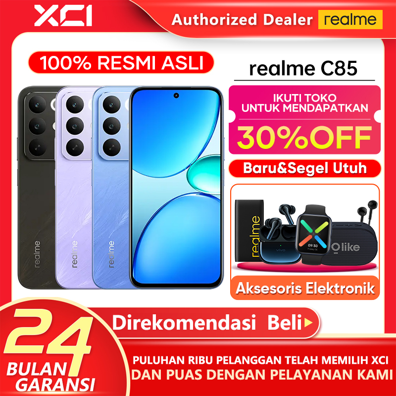 Realme C85 (6/128) (8/128)(8/256) - 50Mp Front Camera, 7000Mah Titan Battery + 45W Fast Charge Giá 2,599,000 Đồng*Miễn phí vận chuyển