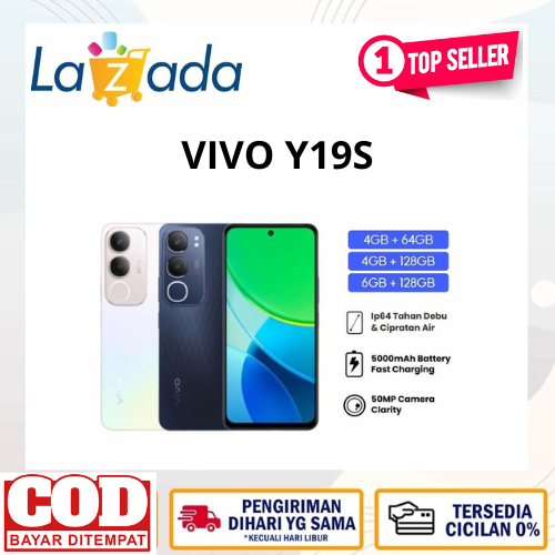 Vivo y19s 4/64 4/128 & 6/128 GB warranty Harga  1,140,800 Ringgit*Penghantaran Percuma