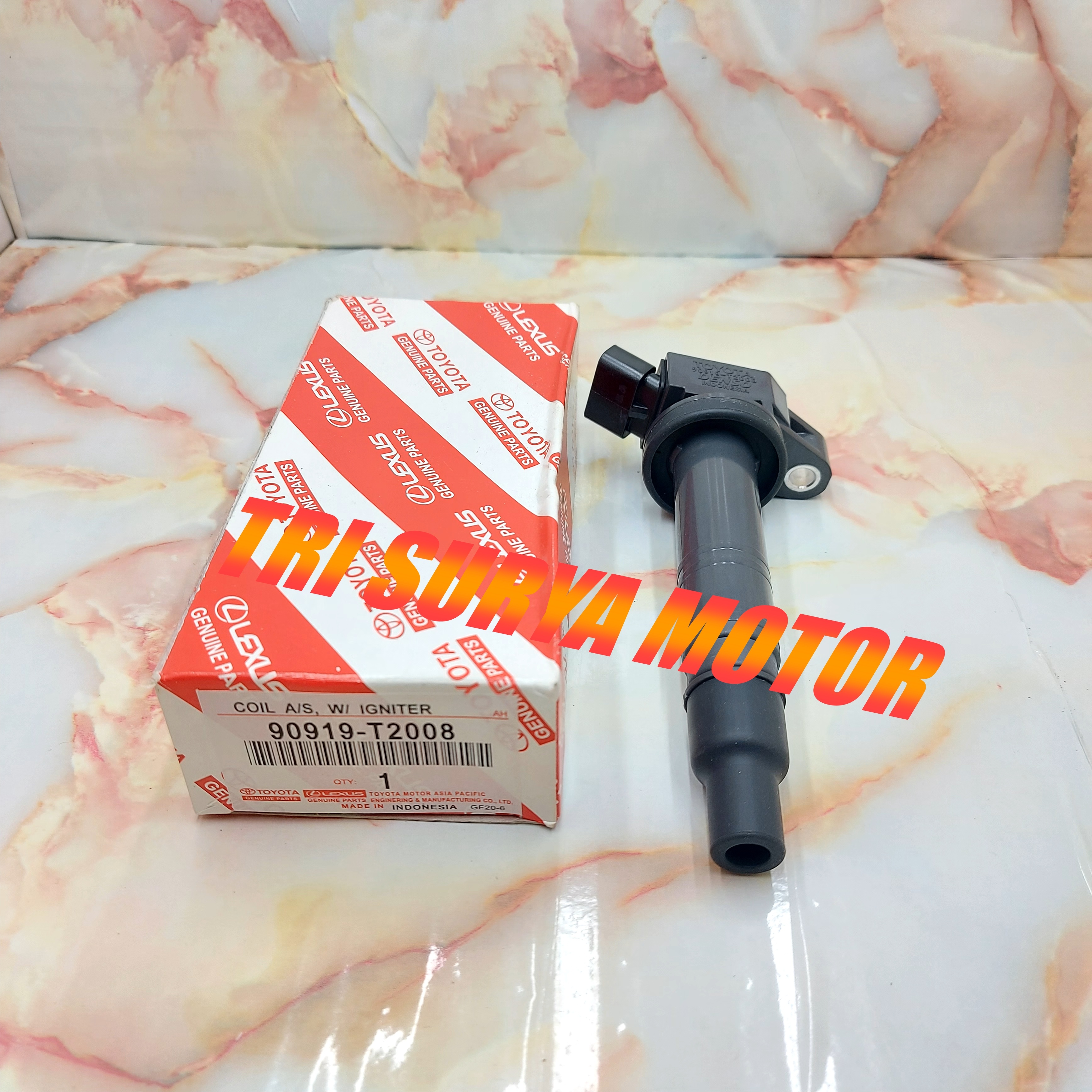 IGNITION COIL KOIL PENGAPIAN TOYOTA INNOVA/HILUX VIGO/FORTUNER/HILUX REVO 90919-T2008 ORI Harga 225,000 rupiah*Gratis Ongkir