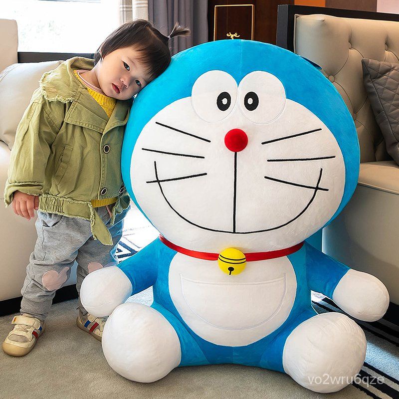 Boneka Doraemon Jumbo 80cm Besar Big kado pacar anak perempuan teman laki pria wanita gemes import oriβ¦