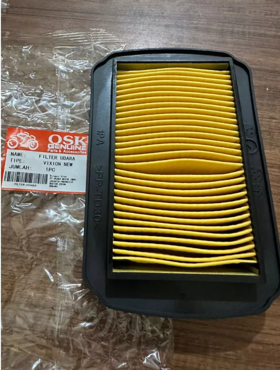 (Osk) Vixion New Air Filter Motorcycle Air Filter 1Pa Harga 19,000 rupiah*Gratis Ongkir