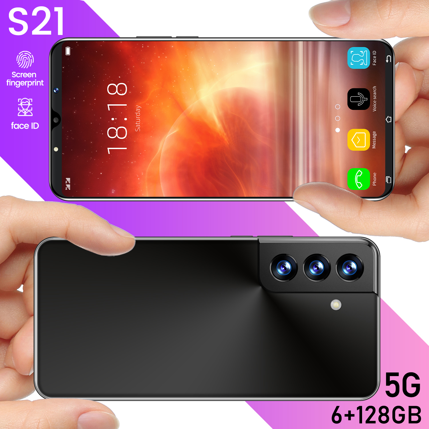 4G 【 √COD 】 S21 U Ram 8GB + 128GB Smartphone 5.2 Inci Handphone Android 9.0 RAM 4 + 64GB ROM 5.0 Inci Baterai 3200Mah Hp Murah Android hp murah 300 ribuan 4g