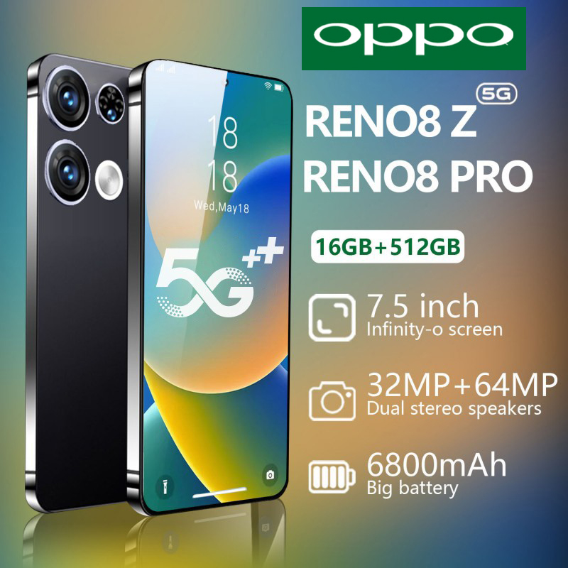 【Buy 1 Get 6 Free】 Cheap Cellphone Reno8Z Pro 5g 7.5 Inch Mobile Phone Quality Guarantee 16Gb Ram 512Gb Rom Dual Sim Card Android Smartphone New Original Cellphone Cheap Cellphone Warehouse Clearance Promo Cheap Cellphone Cheap Cellphone Warehouse Clearan Giá 949,000 Đồng*Miễn phí vận chuyển