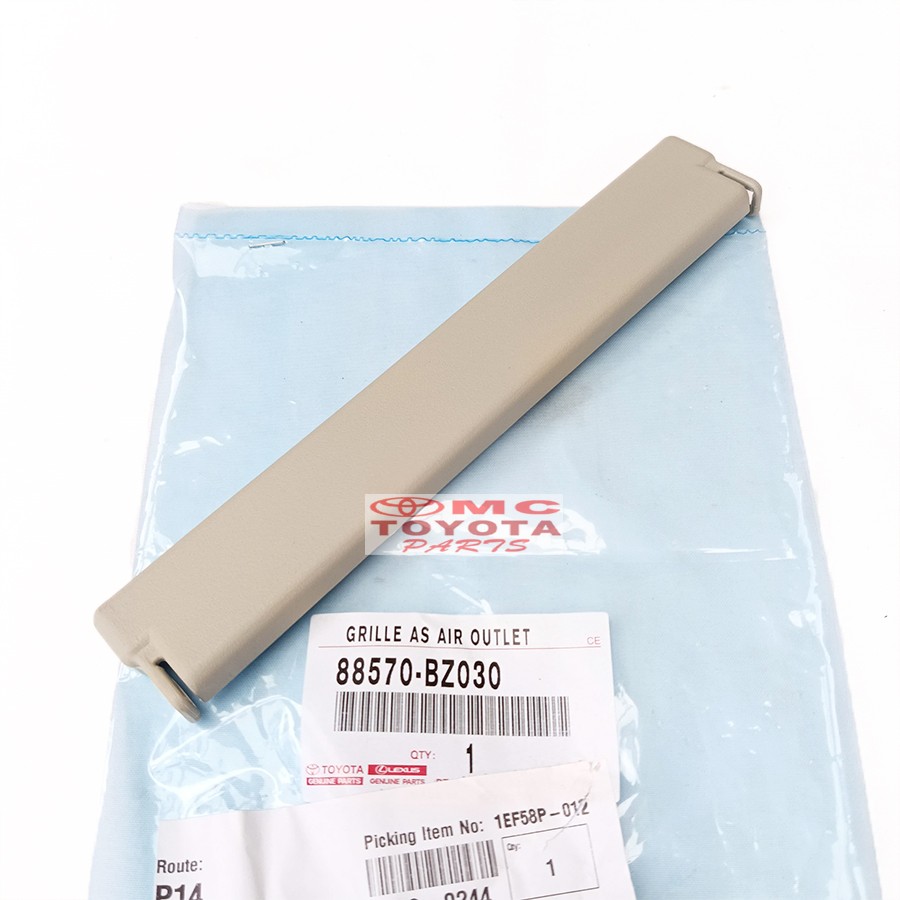 Tutup Kisi AC Double Blower Tengah Bagian Tengah Calya Sigra Original 88570-BZ030 Cover Tutup AC Belakang Kisi Tutupan AC Yang Besar Panjang Harga 50,000 rupiah*Gratis Ongkir