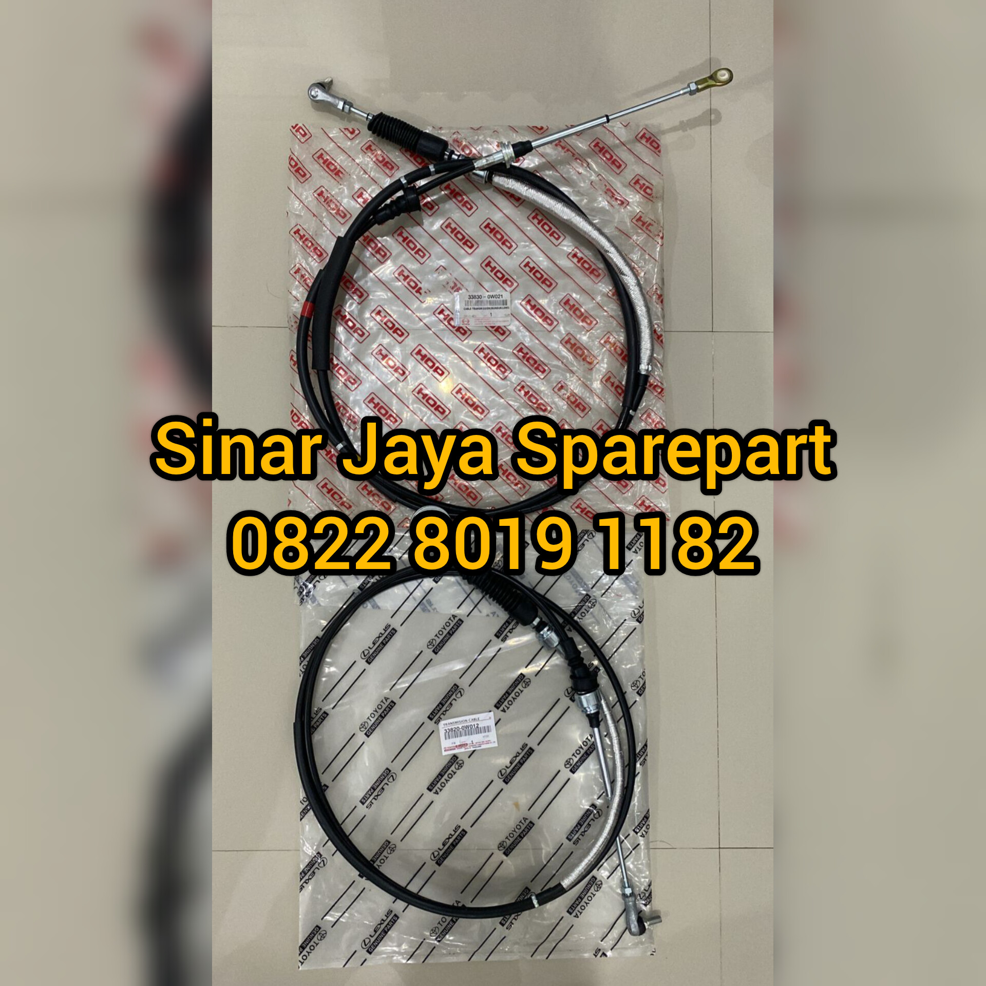 Kabel Transmisi Atau Kabel Persneling Maju & Mundur Toyota Dyna 14B 115PS 115ET 115ST 33820-0W012 / 33820-0W021 Giá 800,000 Đồng*Miễn phí vận chuyển