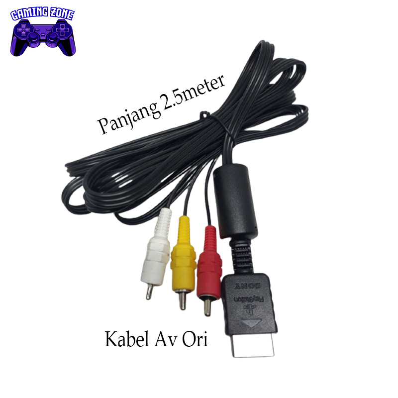 Kabel AV Ori Playstation PS2 Harga 15,900 rupiah*Gratis Ongkir