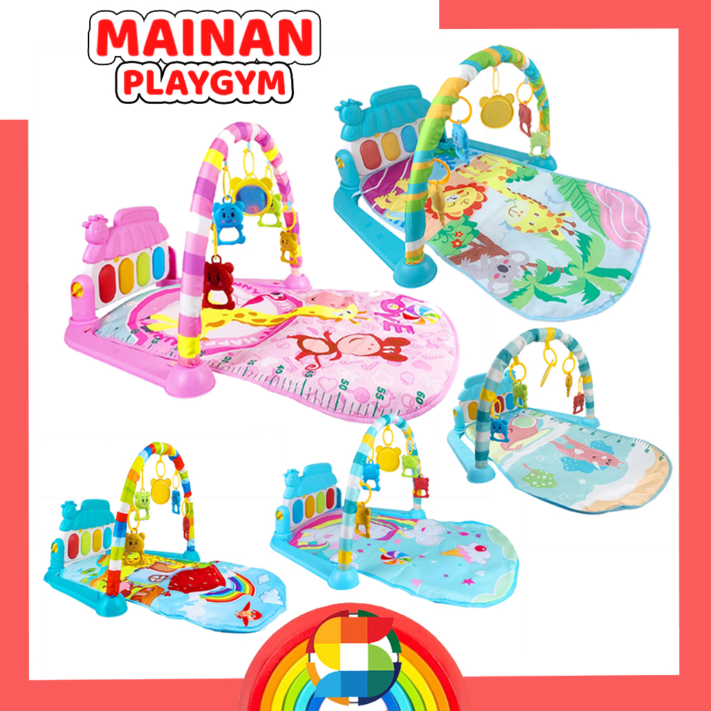 Baby Playgym Piano Playmat/ Baby Toy Rattle Playgym 518A
