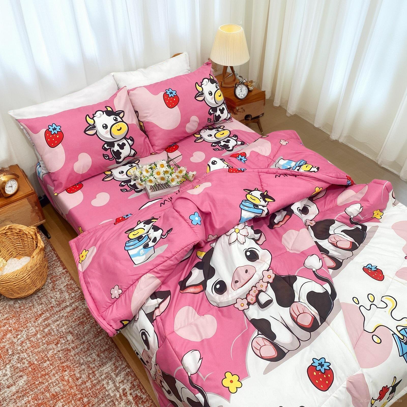 Premium cotton bed cover set with floral/LaTeX/stripe pattern Queen size varied colors-can & Free Ship…