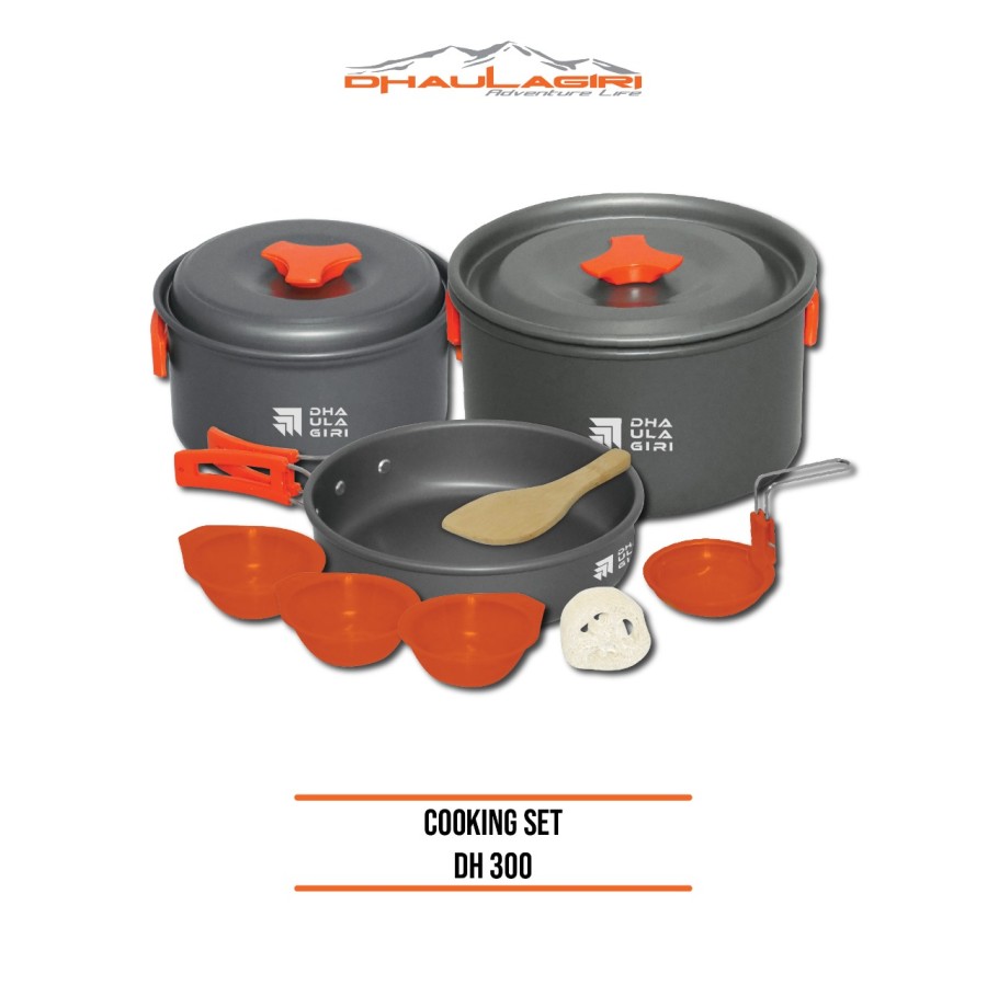 Alat Masak Cooking Set Portable Outdoor Dhaulagiri DH300 Murah
