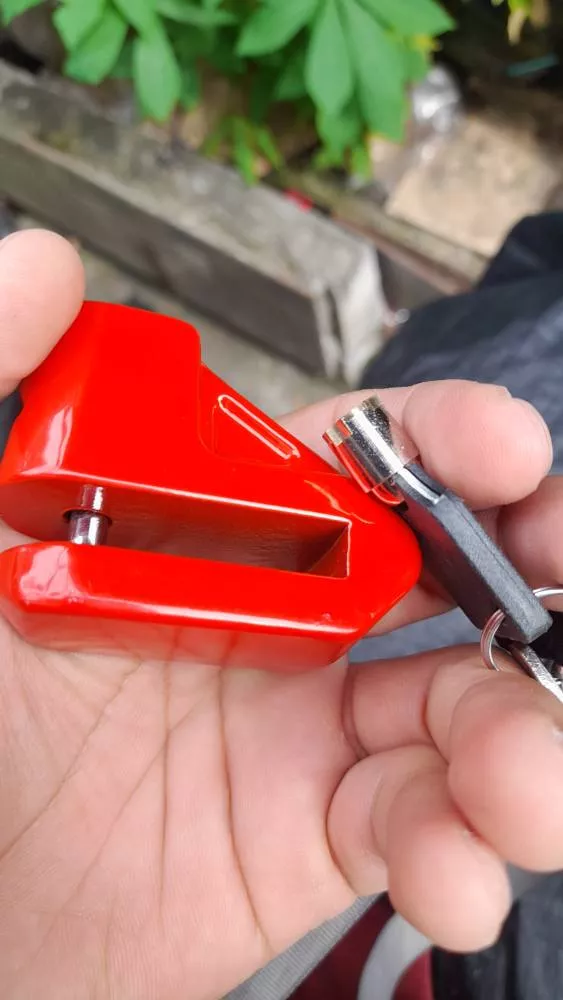 Original Ahm Honda Motorbike Disc Padlock Key Harga 43,900 rupiah*Gratis Ongkir