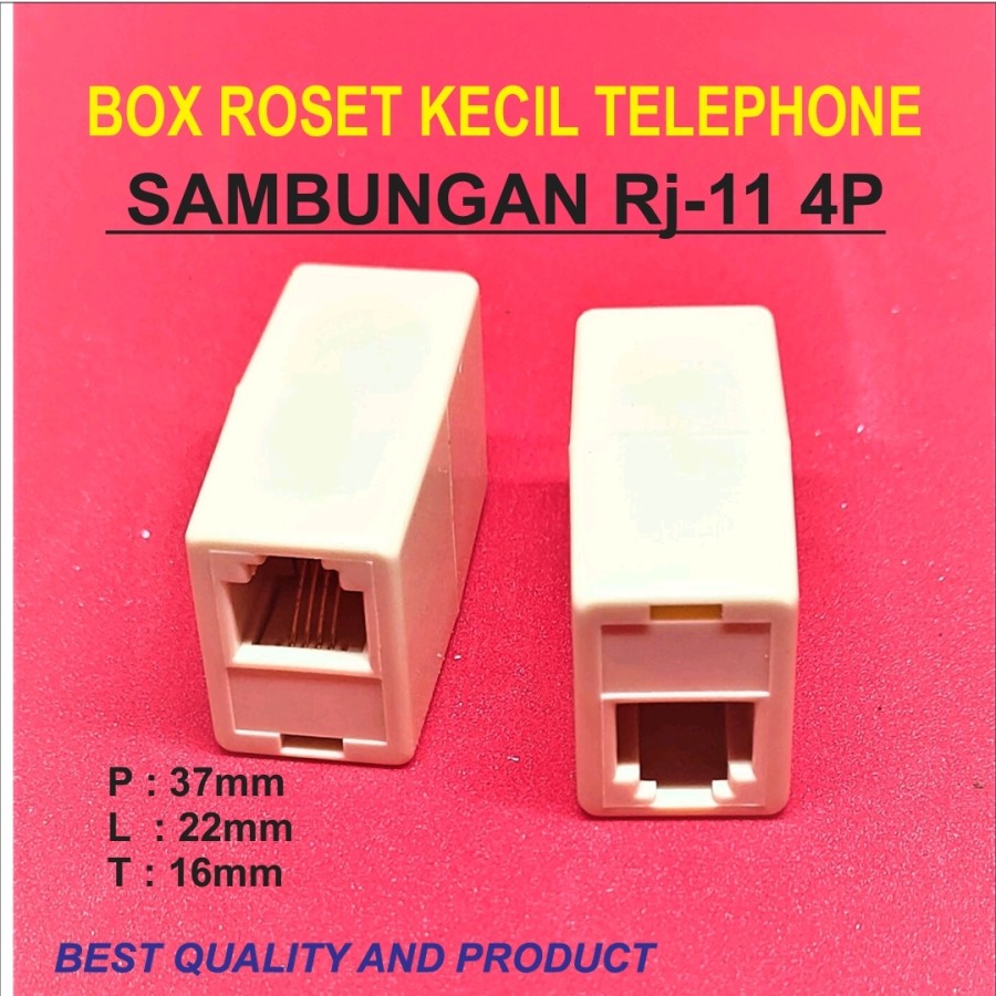 BOX ROSET ROSSETE TELEPHONE TELEPON SAMBUNGAN RJ11 4P Harga  8,000 Ringgit*Penghantaran Percuma
