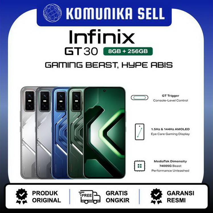 Infinix Gt 30 5g - 8Gb/256Gb Harga 3,415,000 rupiah*Gratis Ongkir