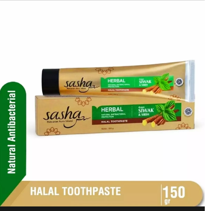 sasha herbal toothpaste