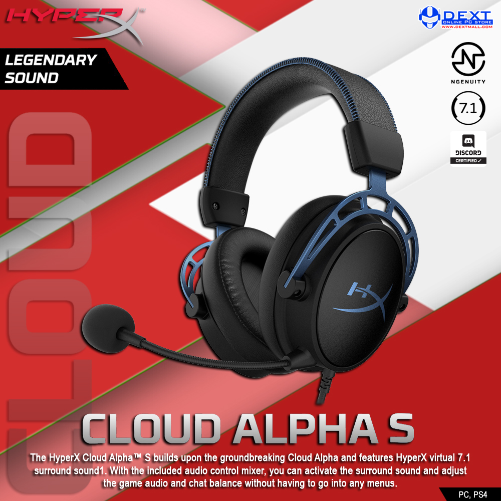 HyperX Cloud Alpha S Gaming Headset 