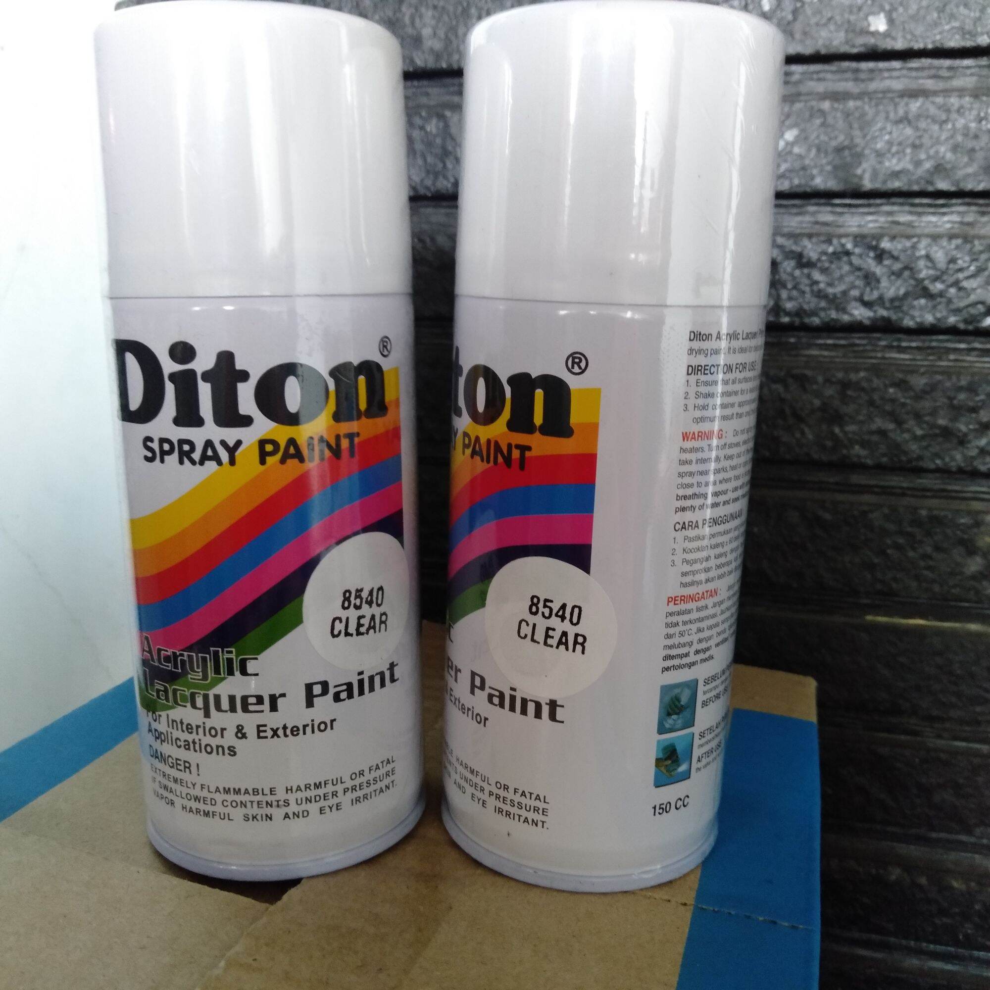 Pilok Pilox Diton Clear 8540 150cc Pernis Clear Pengkilap Harga 22,121 rupiah*Gratis Ongkir