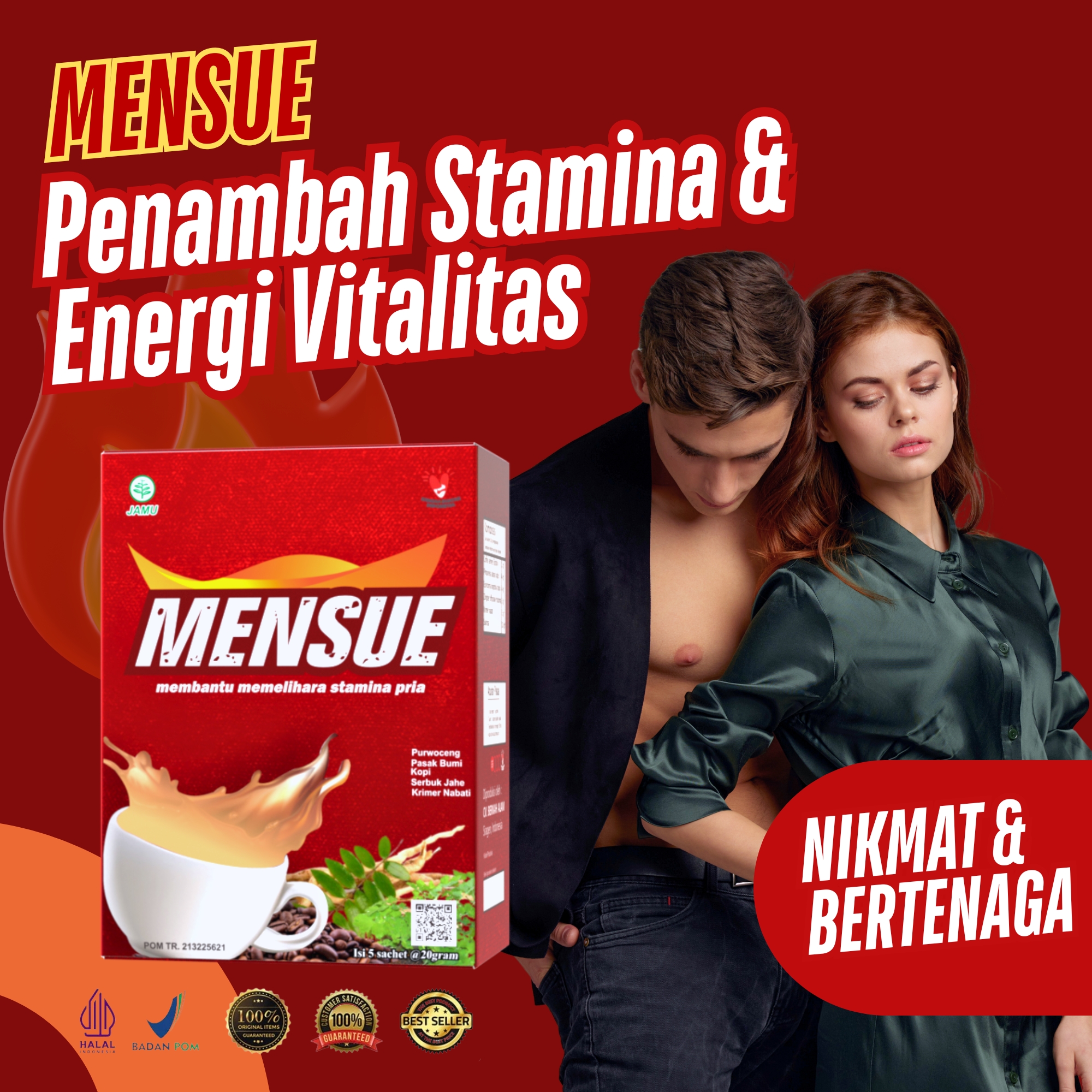 Strong male coffee long lasting stamina boost mensue coffe