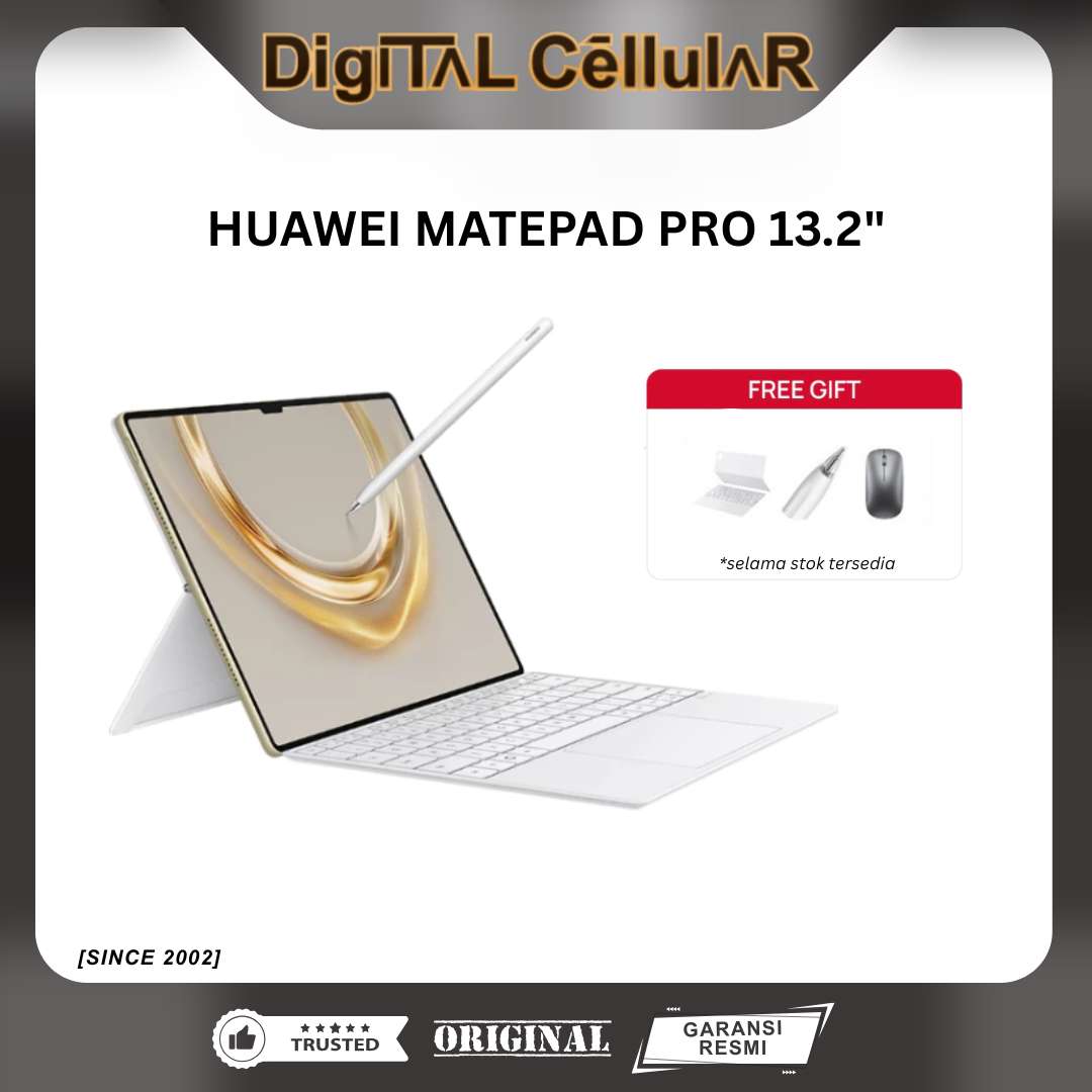Huawei Matepad Pro 13.2-Inch 2025 Tablet Flexible Oled Papermatte Display - Merek HUAWEI Harga 14,500,000 rupiah*Gratis Ongkir