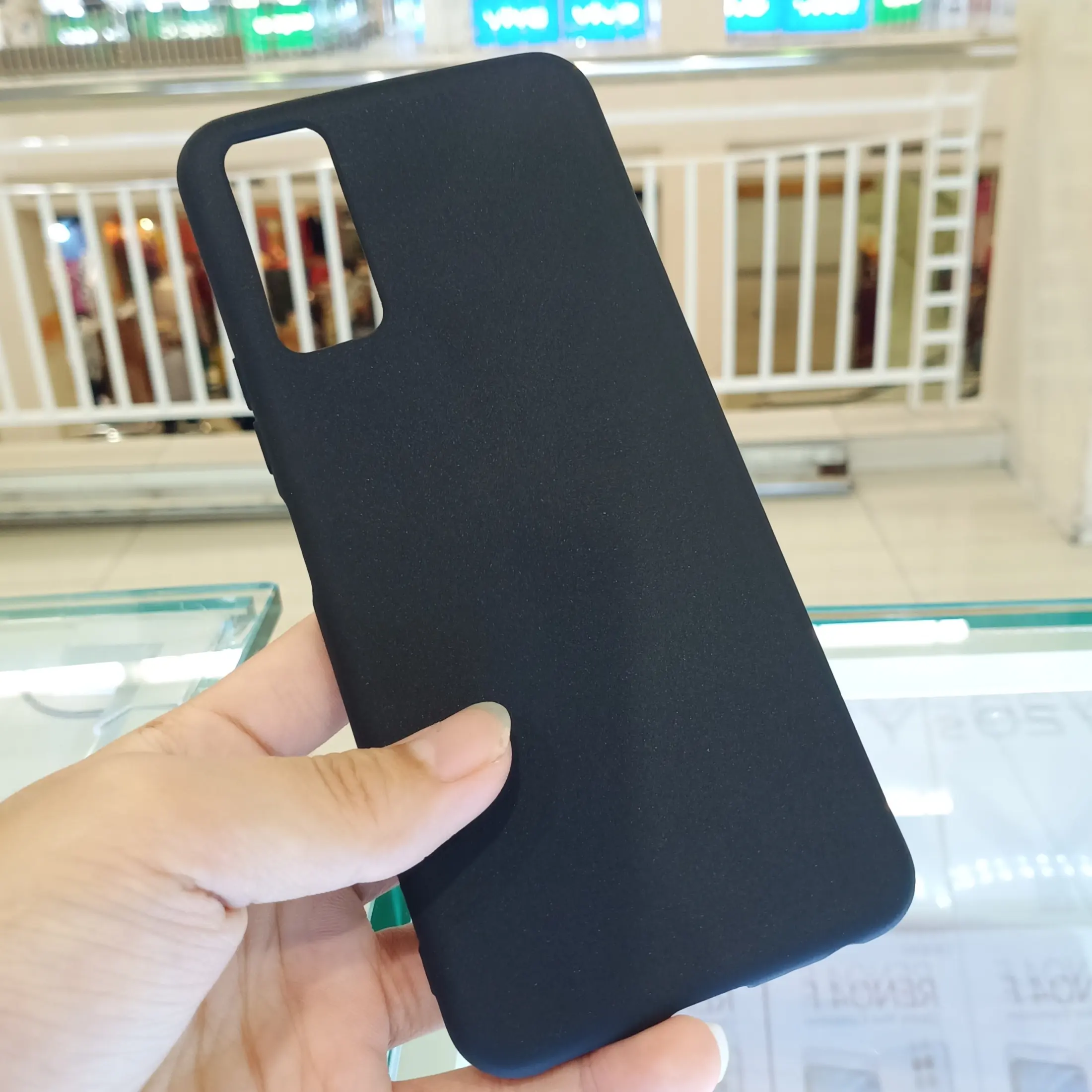 Slim Black Matte Case Vivo Y20 Y20s Y12s Softcase Hitam Polos Matte Case Lazada Indonesia
