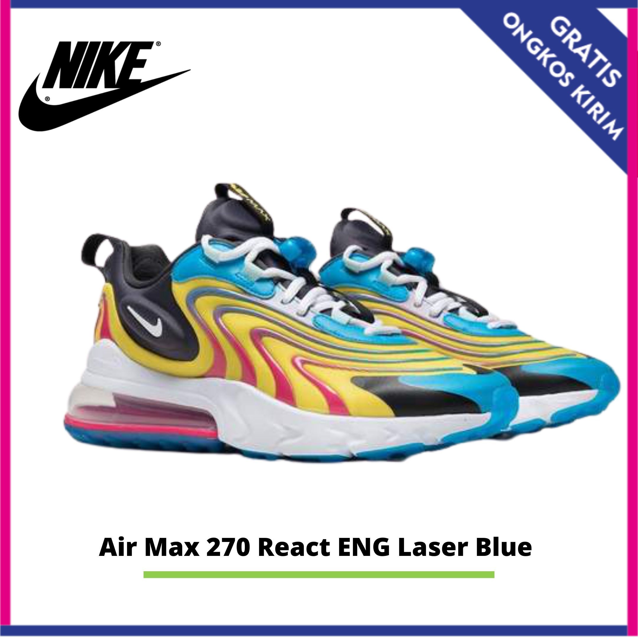 Jual Nike Air Max 270 React Terbaru - Feb 2022 | Lazada