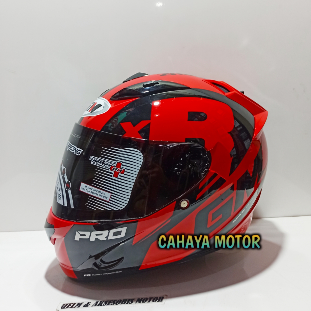 Helm Gm Racepro Zr650 black red Harga 620,000 rupiah*Gratis Ongkir