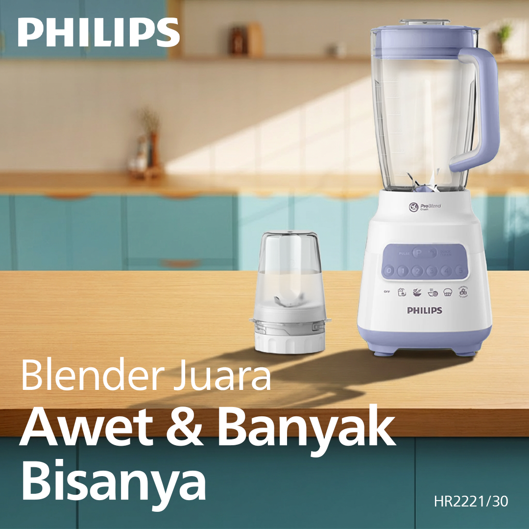 Extra 50K Philips blender 5000 series hr2221/00-2 L plastic jar-multifunction accessories-dry mill-pr