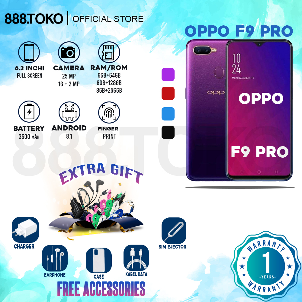 HP F9 Pro RAM 8/256 GB Dual SIM Smarthphome Murah Garansi 1 Tahun Harga  760,000 Ringgit*Penghantaran Percuma