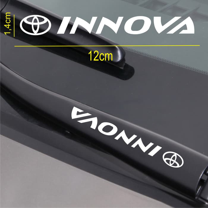 Stiker Wiper Mobil Toyota Innova - Car Decal Sticker Harga 15,000 rupiah*Gratis Ongkir