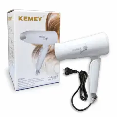 Kemei Hairdryer KM-368 Hair Dryer Mini Lipat Foldable Pengering Rambut