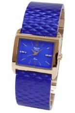 Alexandre Christie Lady Watch Jam Tangan Wanita - Rosegold Biru - Strap Stainless Kombinasi Mika - 2430LHBLU